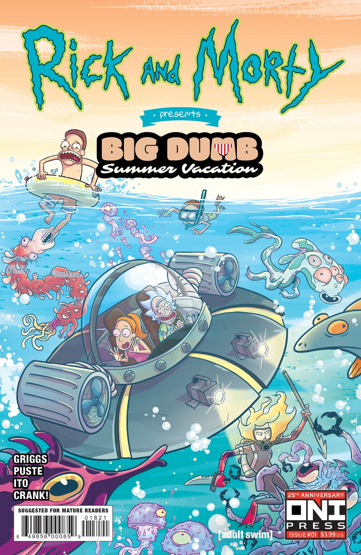 Oni Press Comic Books RICK AND MORTY PRESENTS BIG DUMB SUMMER VACATION #1 CVR B FRED C STRESING VAR 64985600085901821 0522ON207