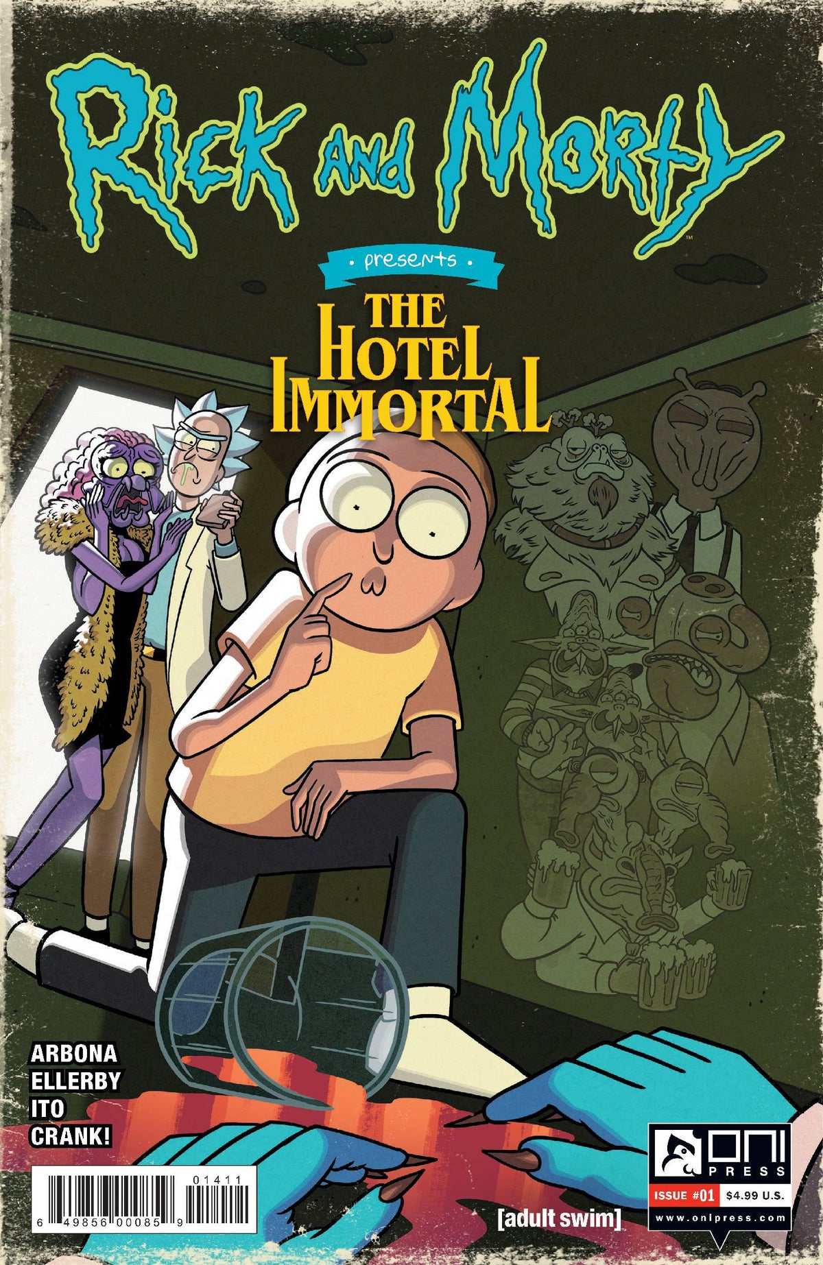 Oni Press Comic Books RICK AND MORTY PRESENTS HOTEL IMMORTAL #1 CVR A ELLERBY (MR) 64985600085901411 MAY211599
