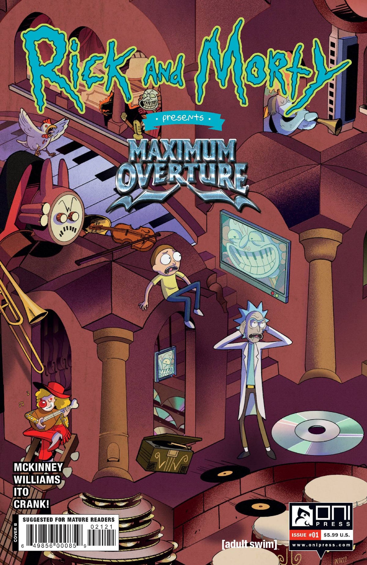 Oni Press Comic Books RICK AND MORTY PRESENTS MAXIMUM OVERTURE #1 CVR B 64985600085902121 MAR231747