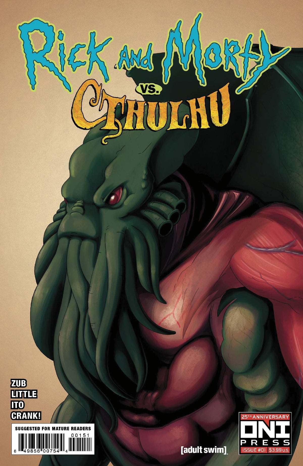 RICK AND MORTY VS CTHULHU #1 (OF 4) CVR E JULIETA COLAS VAR (MR) - Third Eye