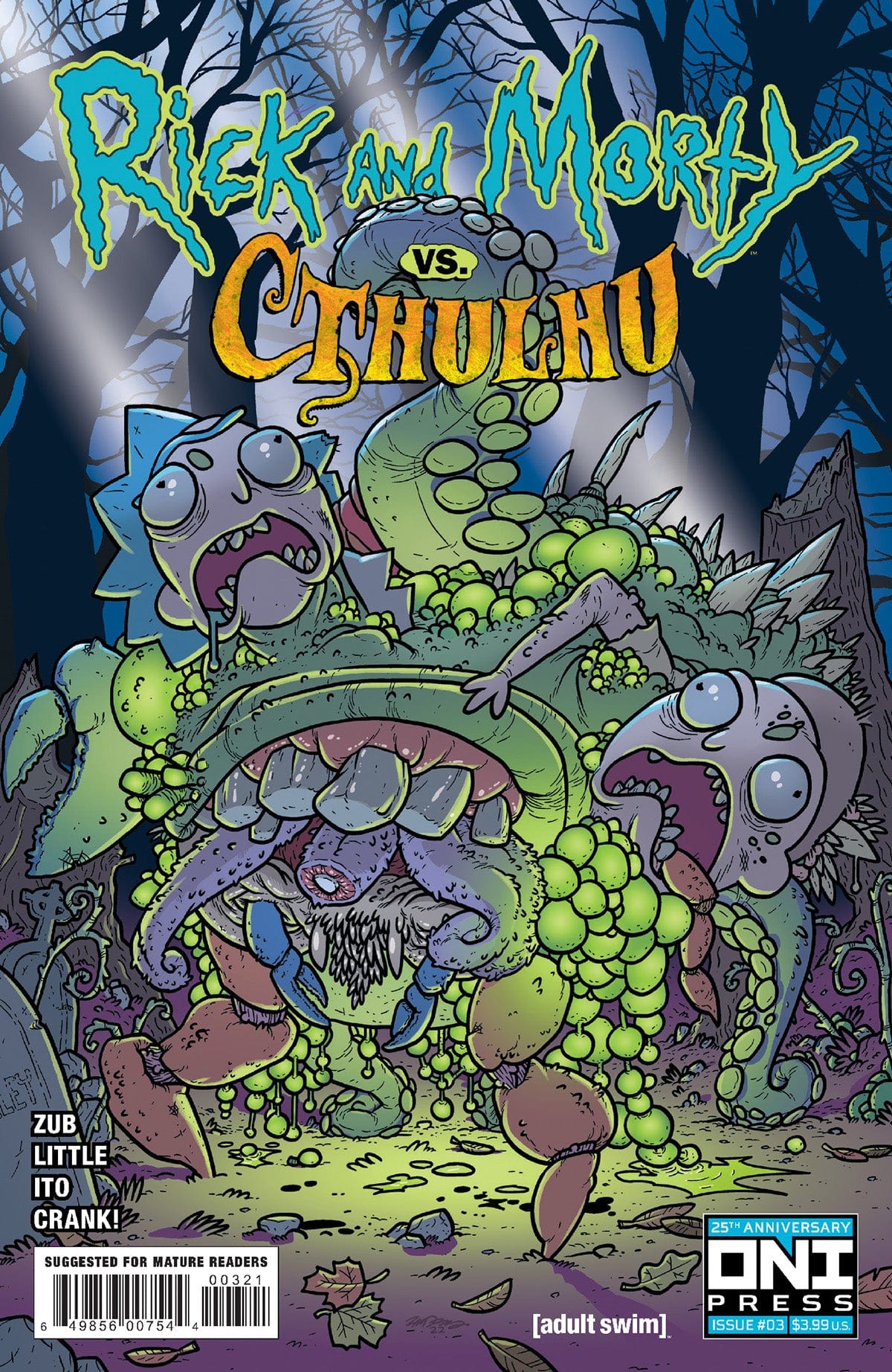 Oni Press Comic Books RICK AND MORTY VS CTHULHU #3 (OF 4) CVR B ZANDER CANNON VAR (MR) 64985600754400321 1222ON324