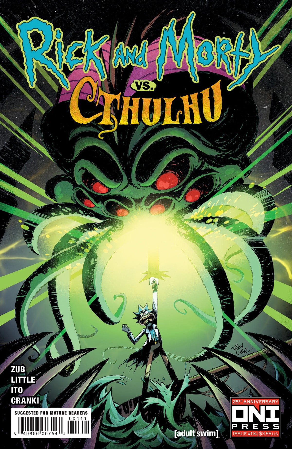 RICK AND MORTY VS CTHULHU #4 (OF 4) CVR A TROY LITTLE (MR) - Third Eye