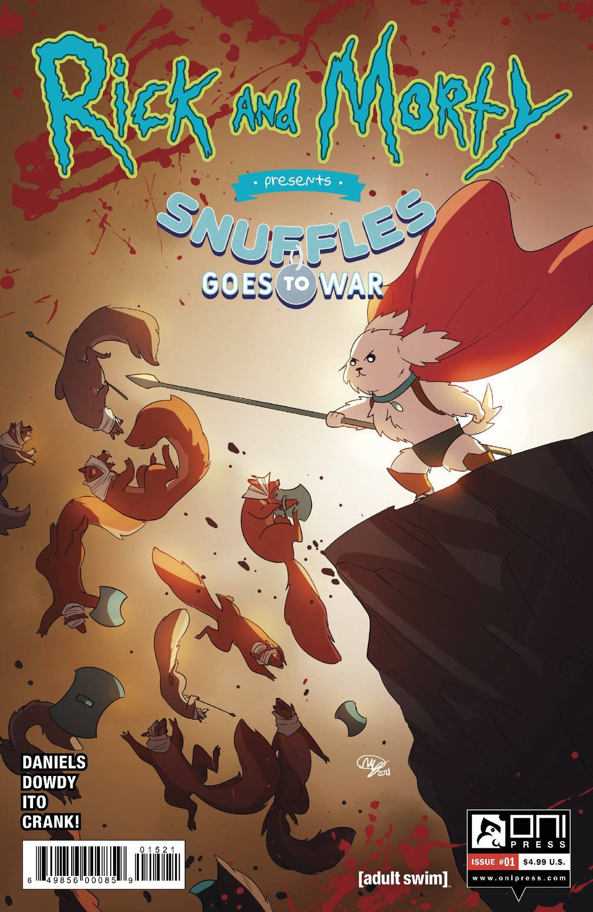 Oni Press Comic Books RICK & MORTY PRESENTS SNUFFLES GOES TO WAR #1 CVR B HUANG 64985600085901521 AUG211915