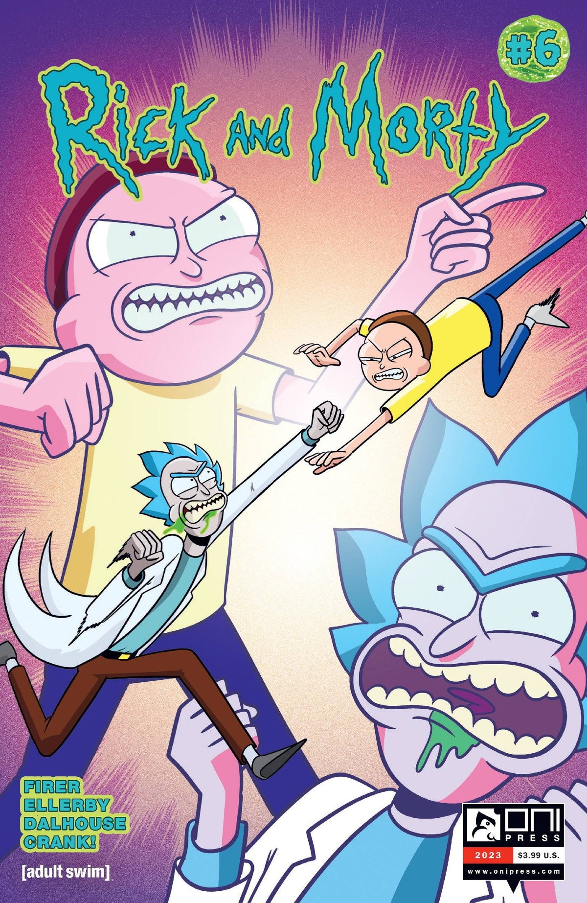 ONI PRESS INC. Comic Books RICK AND MORTY #6 CVR A ELLERBY 64985600762900611 APR231722