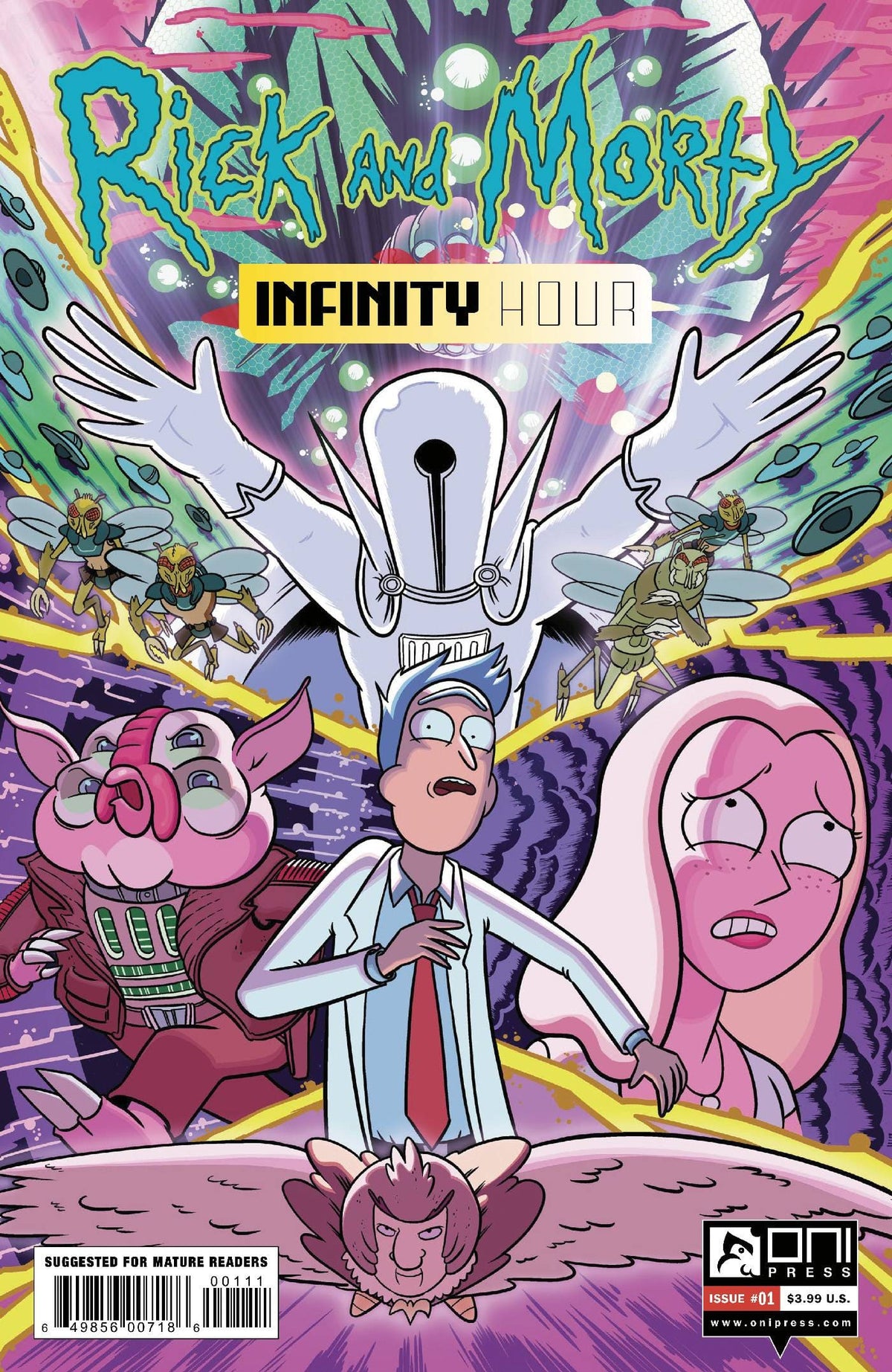 Oni Press Inc. Comic Books RICK AND MORTY INFINITY HOUR #1 CVR A ELLERBY 64985600718600111 JAN221557