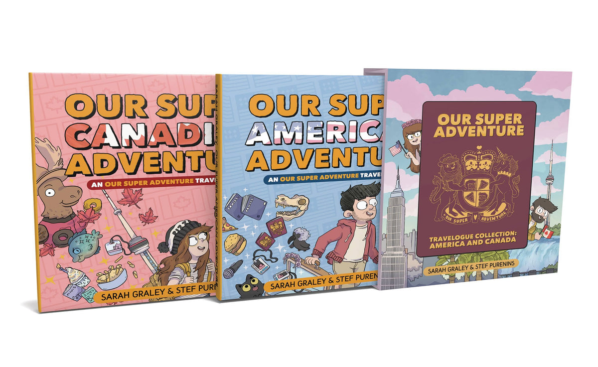 ONI PRESS INC. Graphic Novel Our Super Adventure Travelogue America & Canada HC 9781620106778 JUL192079
