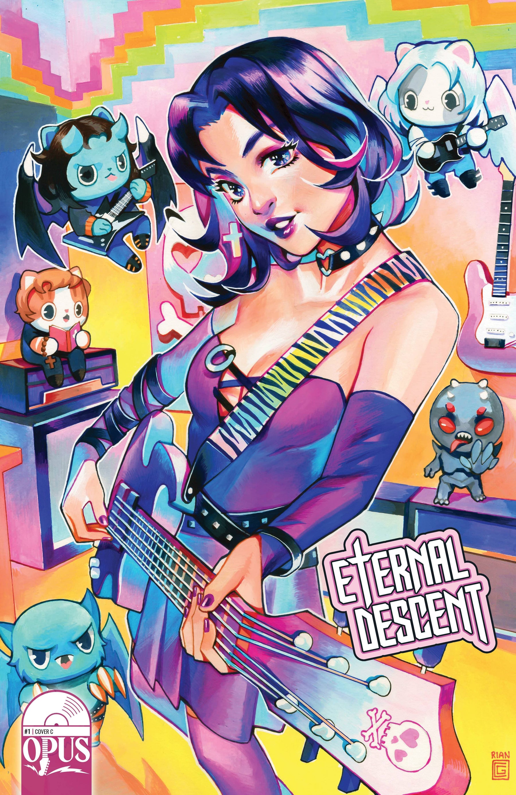 ETERNAL DESCENT #1 CVR C 1:10 INCV GONZALES
