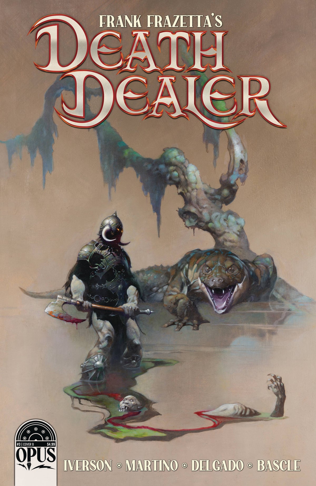 Opus Comics Comic Books FRANK FRAZETTA DEATH DEALER #3 CVR B FRAZETTA (MR) 08593010075400321 MAY221671