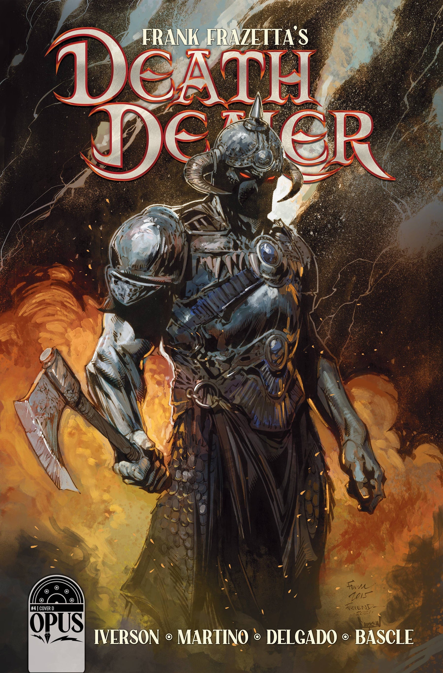 FRANK FRAZETTA DEATH DEALER #4 CVR D 1:10 INCV FINCH