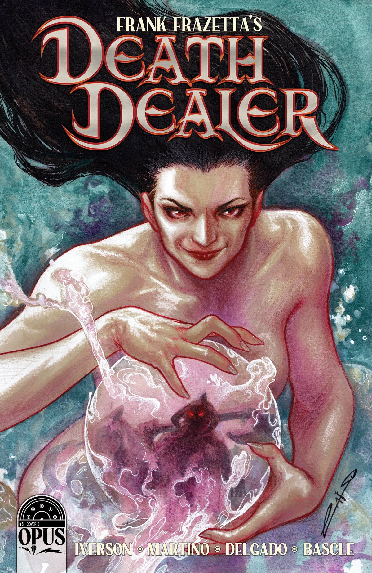 Opus Comics Comic Books > Incentives FRANK FRAZETTA DEATH DEALER #5 CVR D 1:10 INCV LAISO 08593010075400541 JUL221807