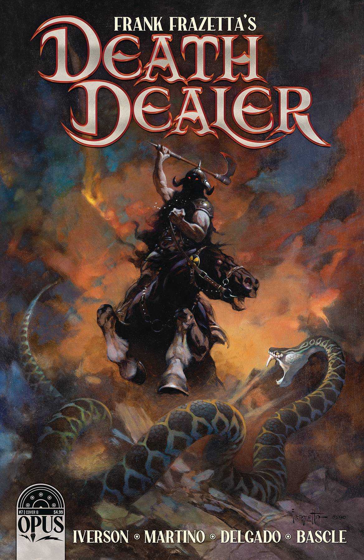 Opus Comics Comic Books FRANK FRAZETTA DEATH DEALER #7 CVR B FRAZETTA 08593010075400721 SEP221853
