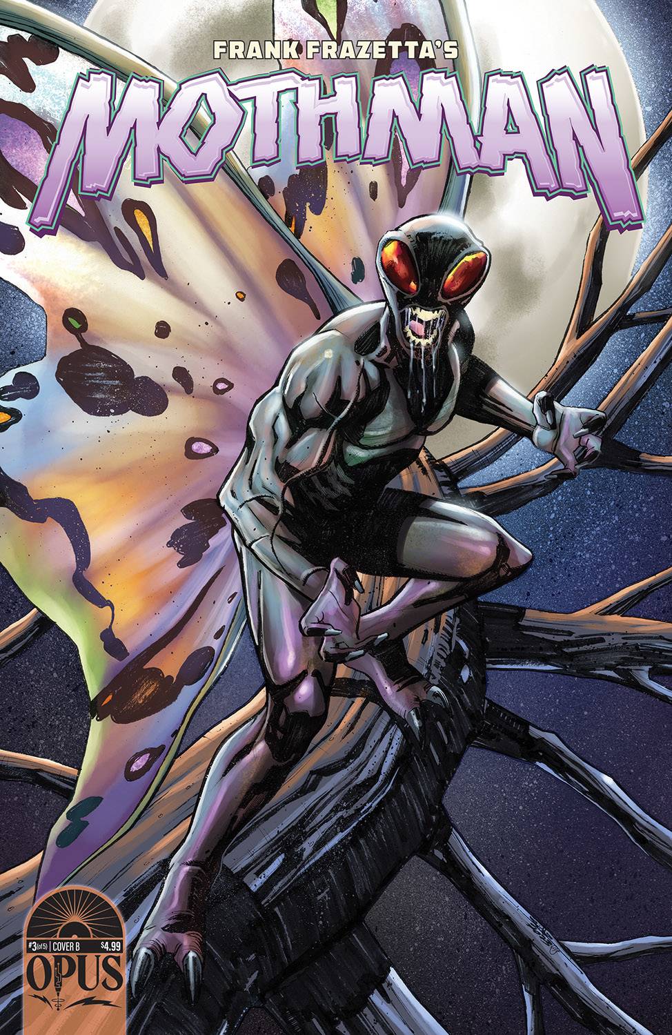 Opus Comics Comic Books FRANK FRAZETTA MOTHMAN #3 (OF 5) CVR B OEZGEN 08593010088400321 MAY231239
