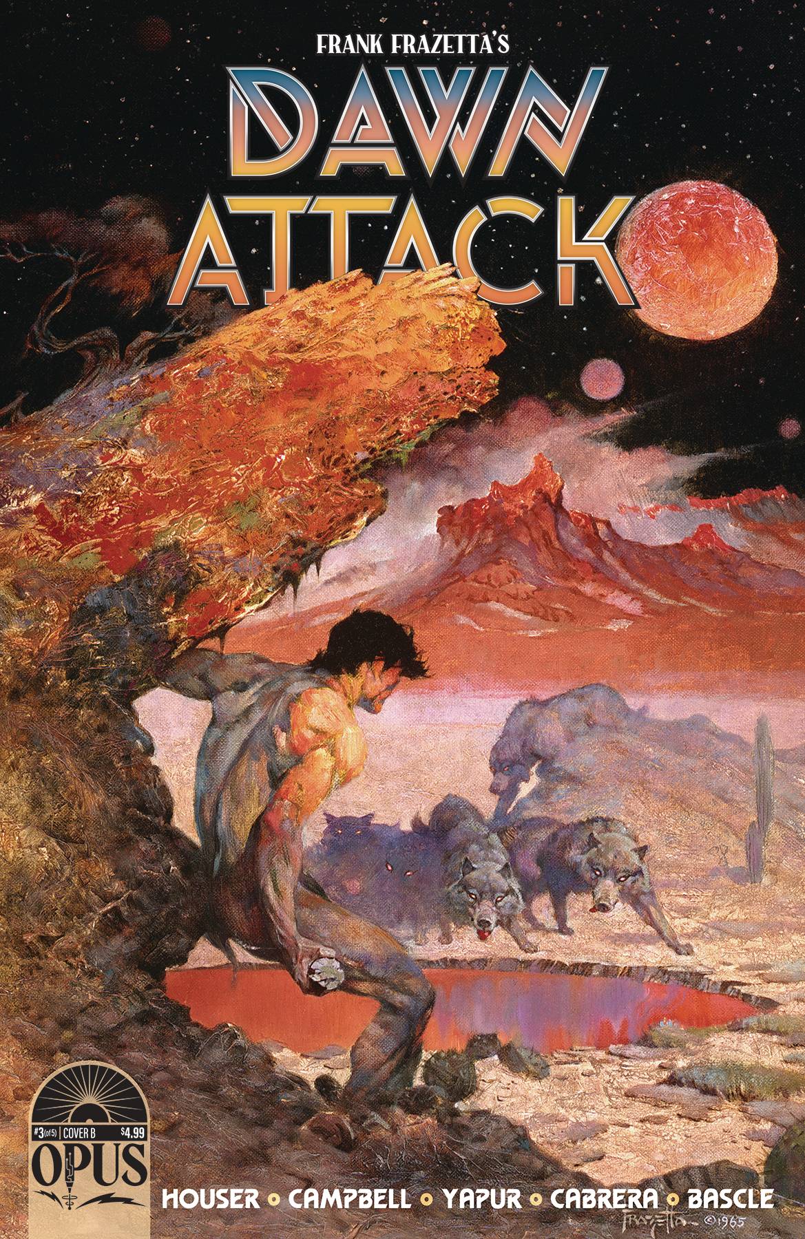 Opus Comics Comic Books FRANK FRAZETTAS DAWN ATTACK #3 (OF 5) CVR B FRAZETTA 08593010080800321 NOV221729