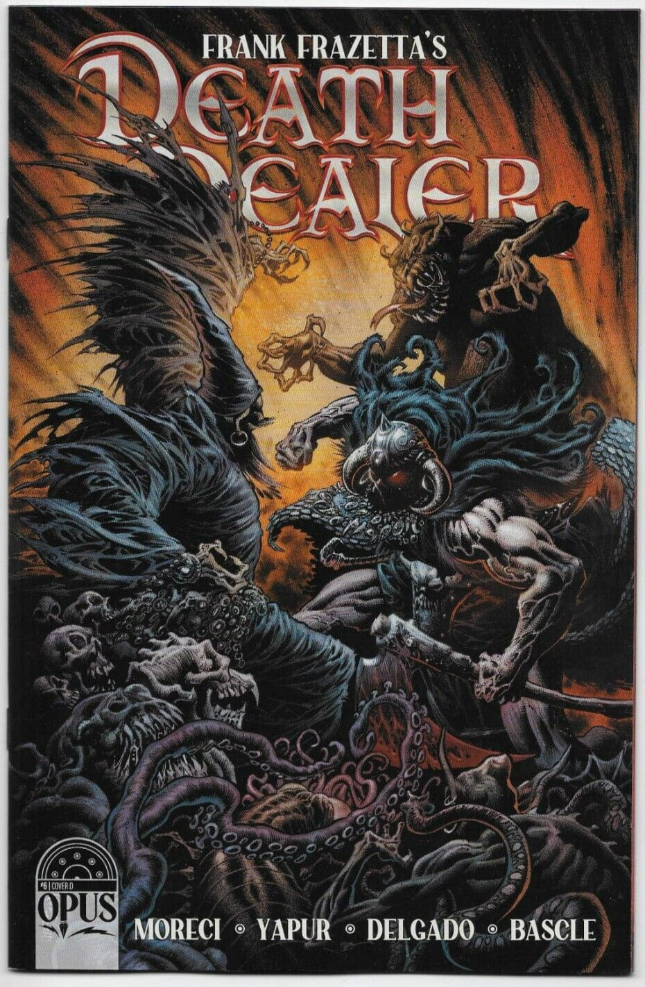 Opus Comics Comic Books > Incentives FRANK FRAZETTA DEATH DEALER #6 CVR D 1:10 INCV HOTZ 08593010075400641 AUG221707