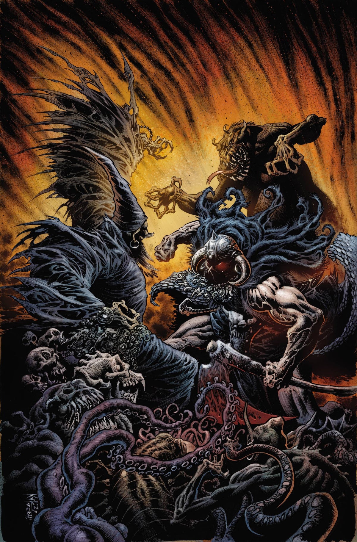 Opus Comics Comic Books > Incentives FRANK FRAZETTA DEATH DEALER #6 CVR E 1:20 INCV HOTZ UNBRA 08593010075400651 AUG221708