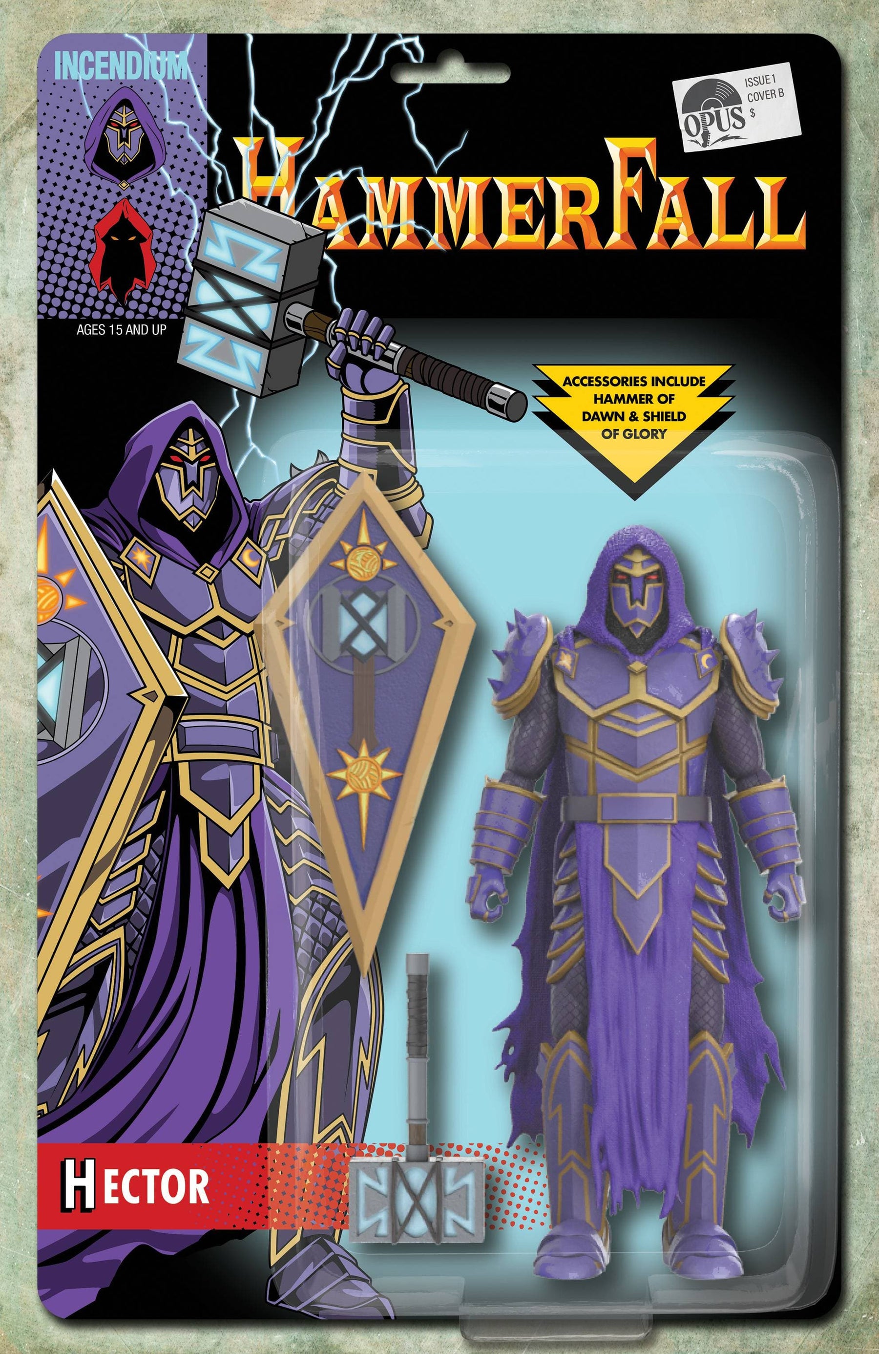 HAMMERFALL #1 (OF 3) CVR B 1:5 INCV ACTION FIGURE