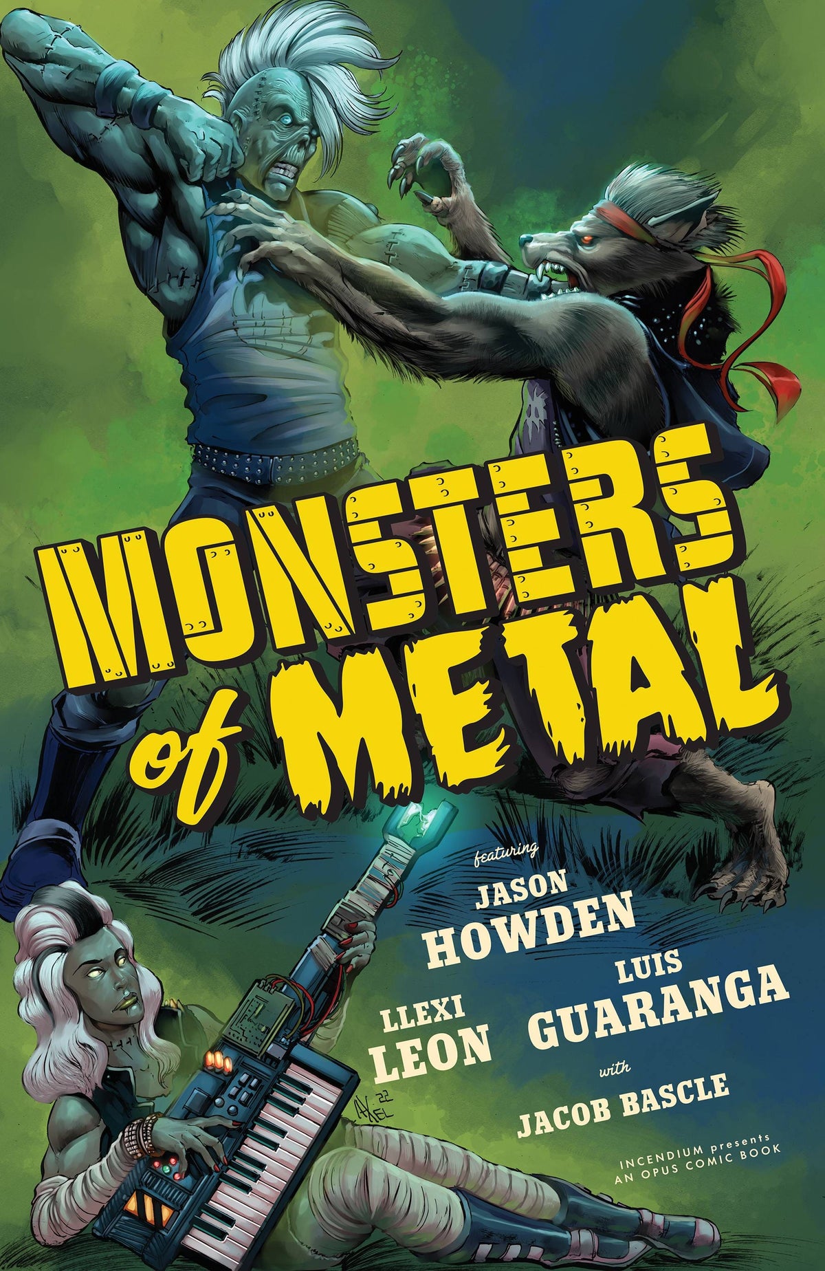 Opus Comics Comic Books > Incentives MONSTERS OF METAL ONE SHOT CVR F 1:5 INCV VALENZUELA 08593010072300161 AUG221717