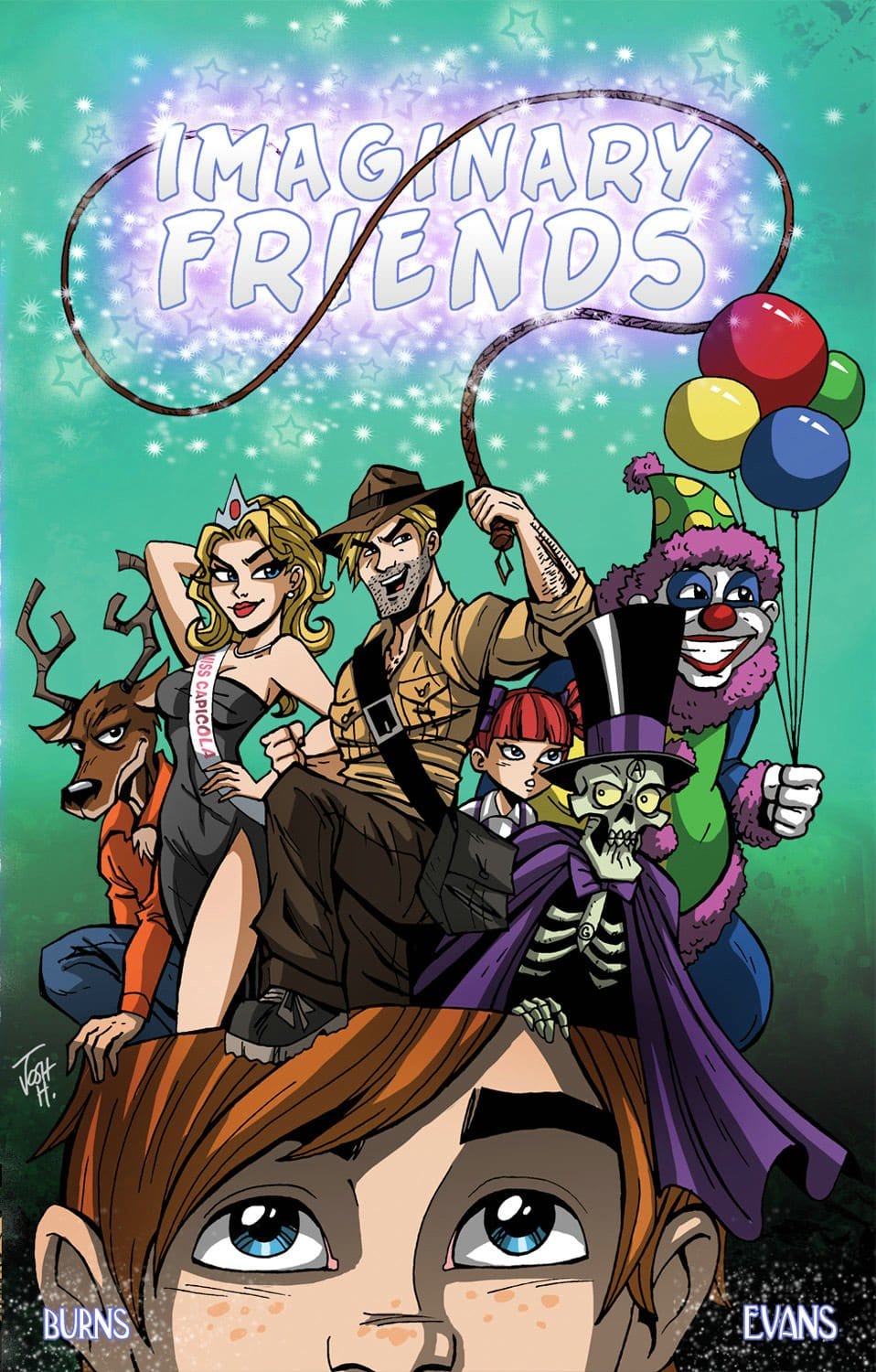 OUTLAW ENTERTAINMENT Graphic Novel Imaginary Friends Rise Of The Valentine GN 9780982360613 MAY090994