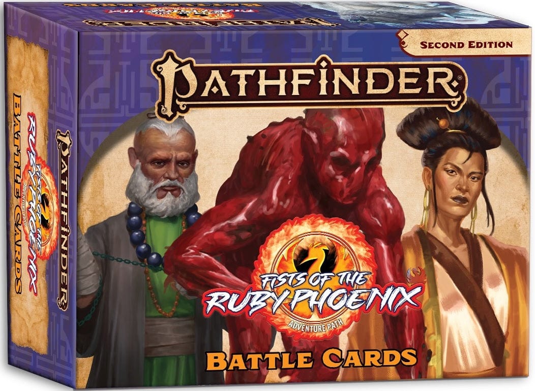 Paizo Publishing Board Games > Large Box Games Pathfinder RPG: Fists of the Ruby Phoenix Battle Cards (P2) 9781640784895 PZO 2235