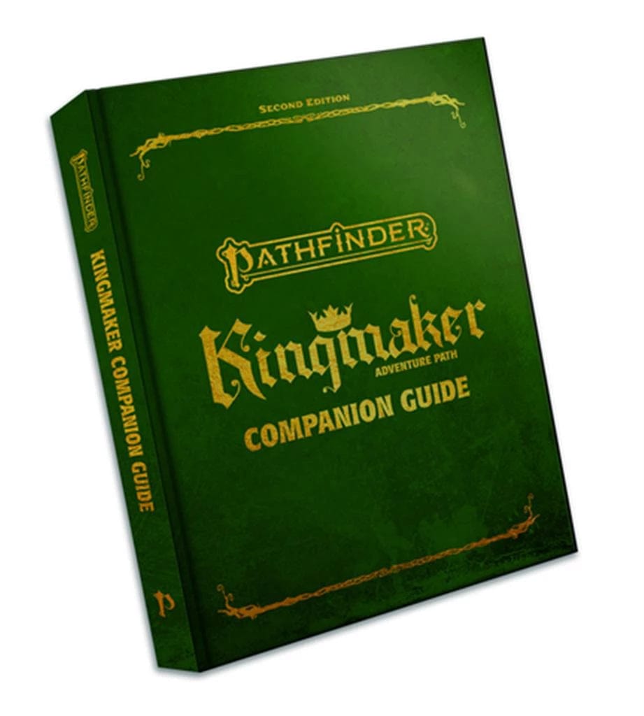 Paizo Publishing Tabletop Games > Role-Playing Games Pathfinder RPG 2E: Kingmaker Companion Guide - Special Edition HC 9781640784345 PZO 2023-SE