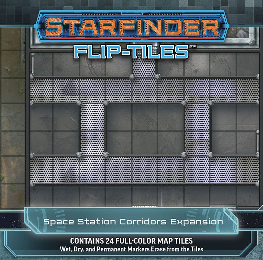 Starfinder RPG: Flip-Tiles - Space Station Corridors Expansion - Third Eye