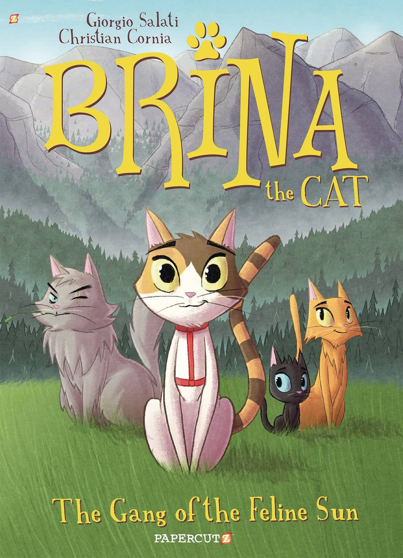 PAPERCUTZ Graphic Novel Brina The Cat GN Vol 01 Gang Of Feline Sun 9781545804261 SEP221876