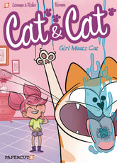 PAPERCUTZ Graphic Novel Cat & Cat GN Vol 01 Girl Meets Cat 9781545804285 SEP221878