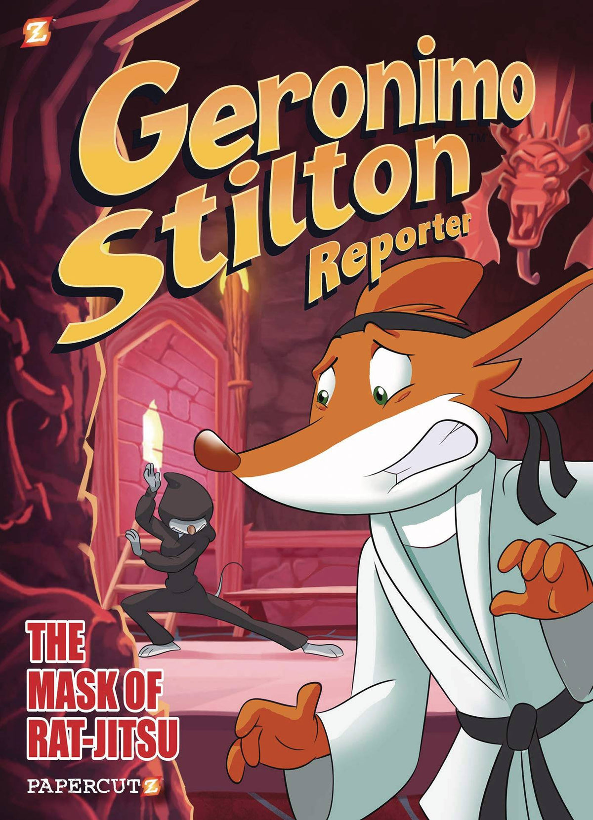 PAPERCUTZ Graphic Novel Geronimo Stilton Reporter HC Vol 09 Mask Of Ratjitsu 9781545807293 AUG221724