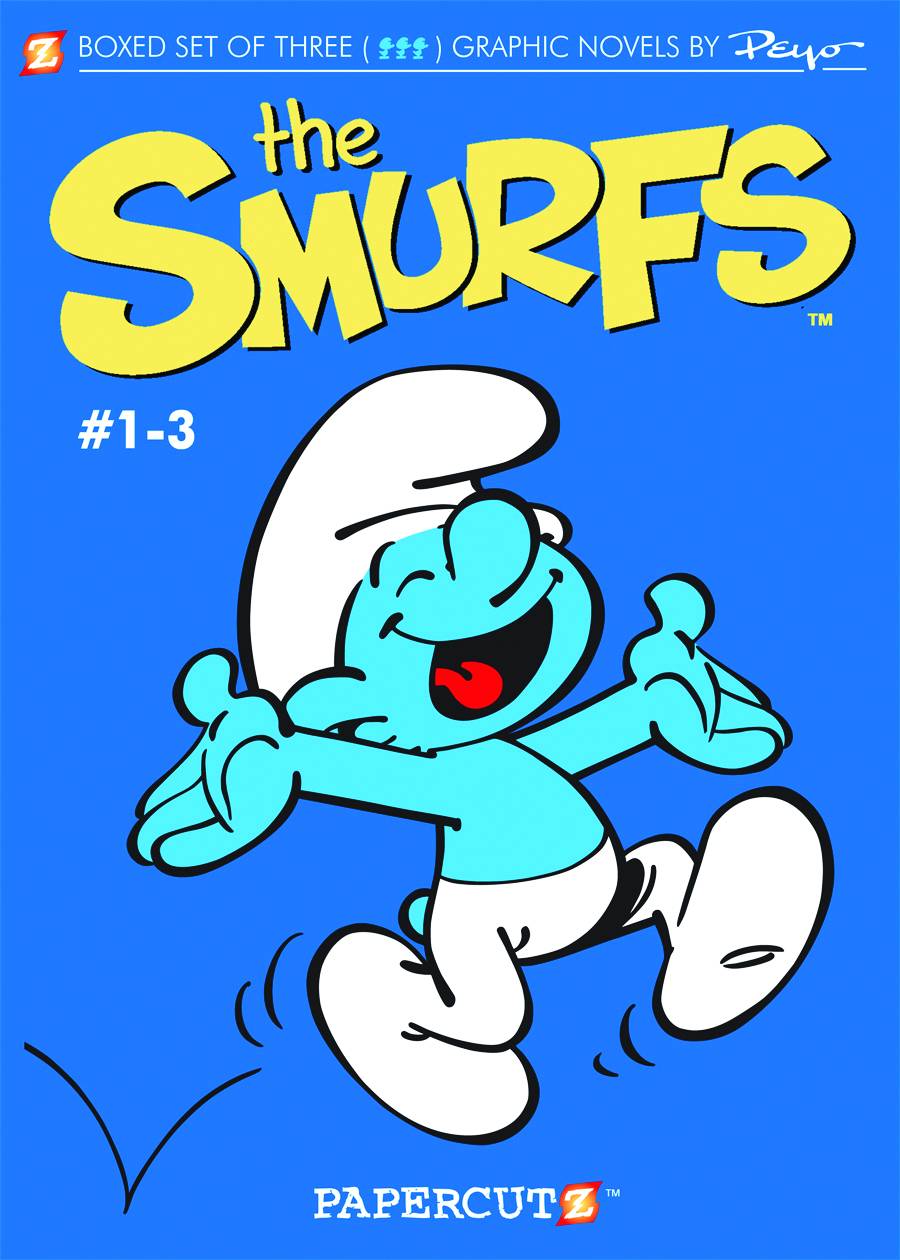 PAPERCUTZ Graphic Novel > Kids Smurfs Box Set Vol 1-3 9781597072731 OCT229186