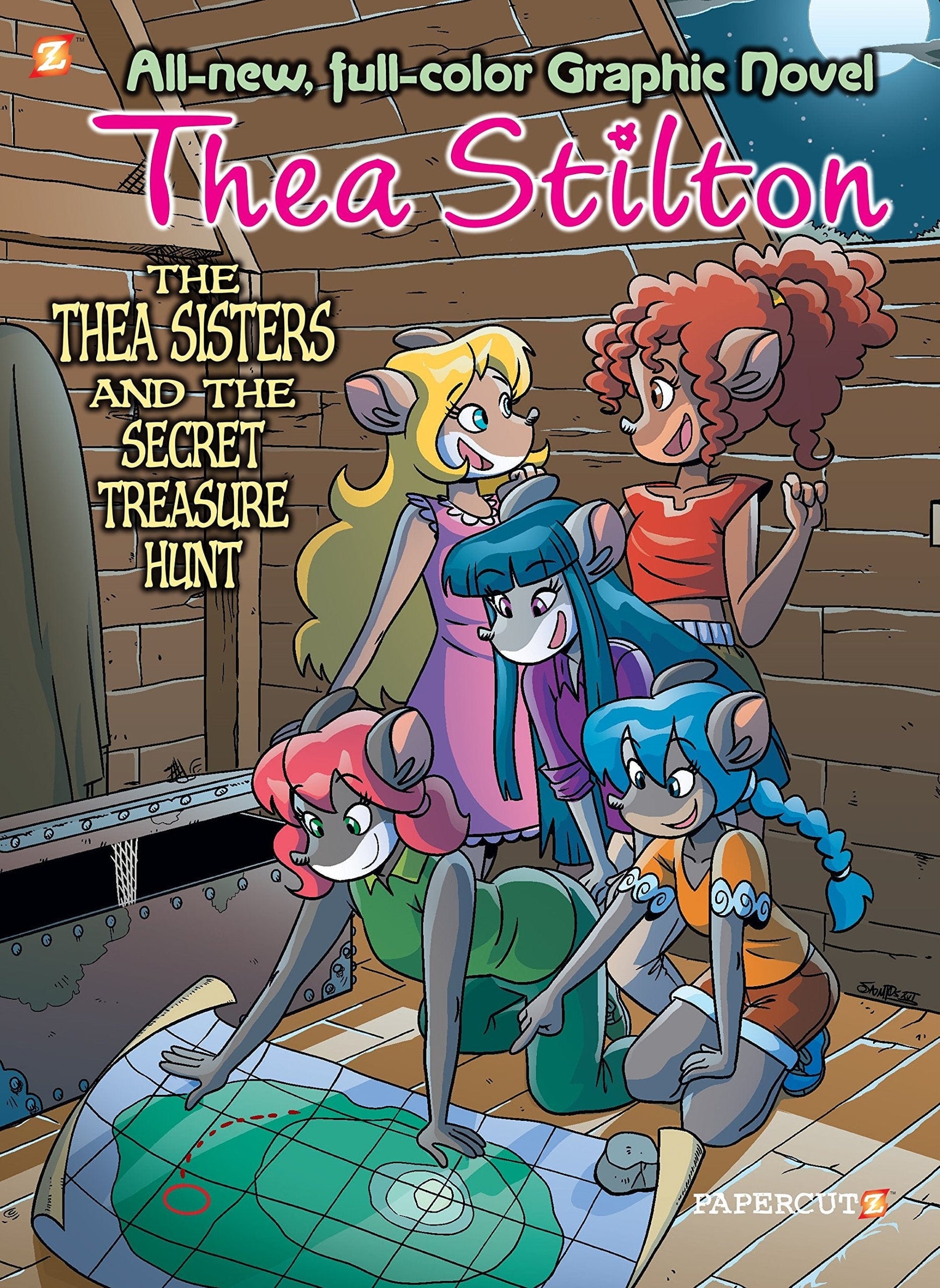 PAPERCUTZ Graphic Novel > Kids Thea Stilton HC Vol 08 Secret Treasure Hunt 9781629918365 JAN239186