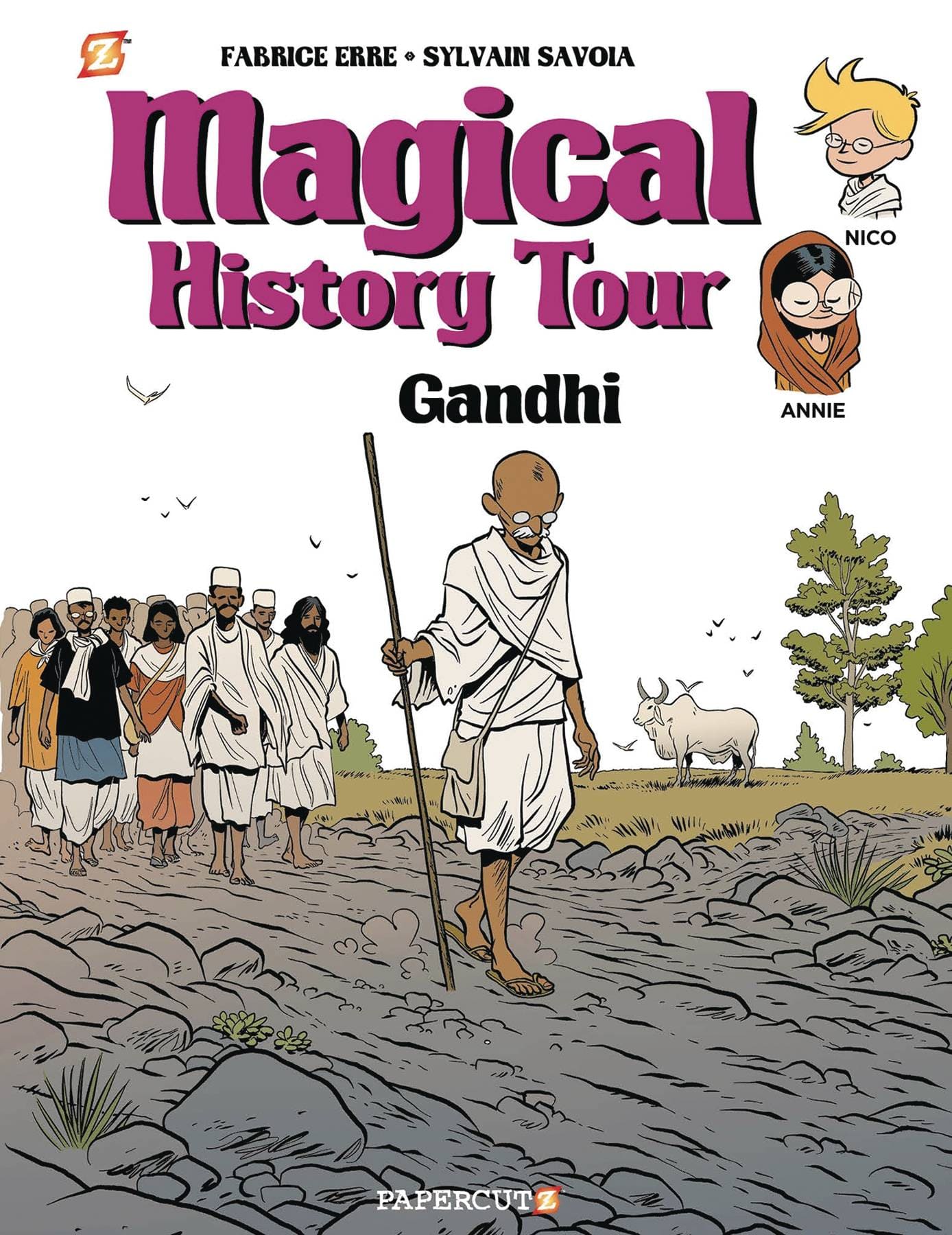 PAPERCUTZ Graphic Novel Magical History Tour GN Vol 07 Gandhi 9781545808580 JUN221789