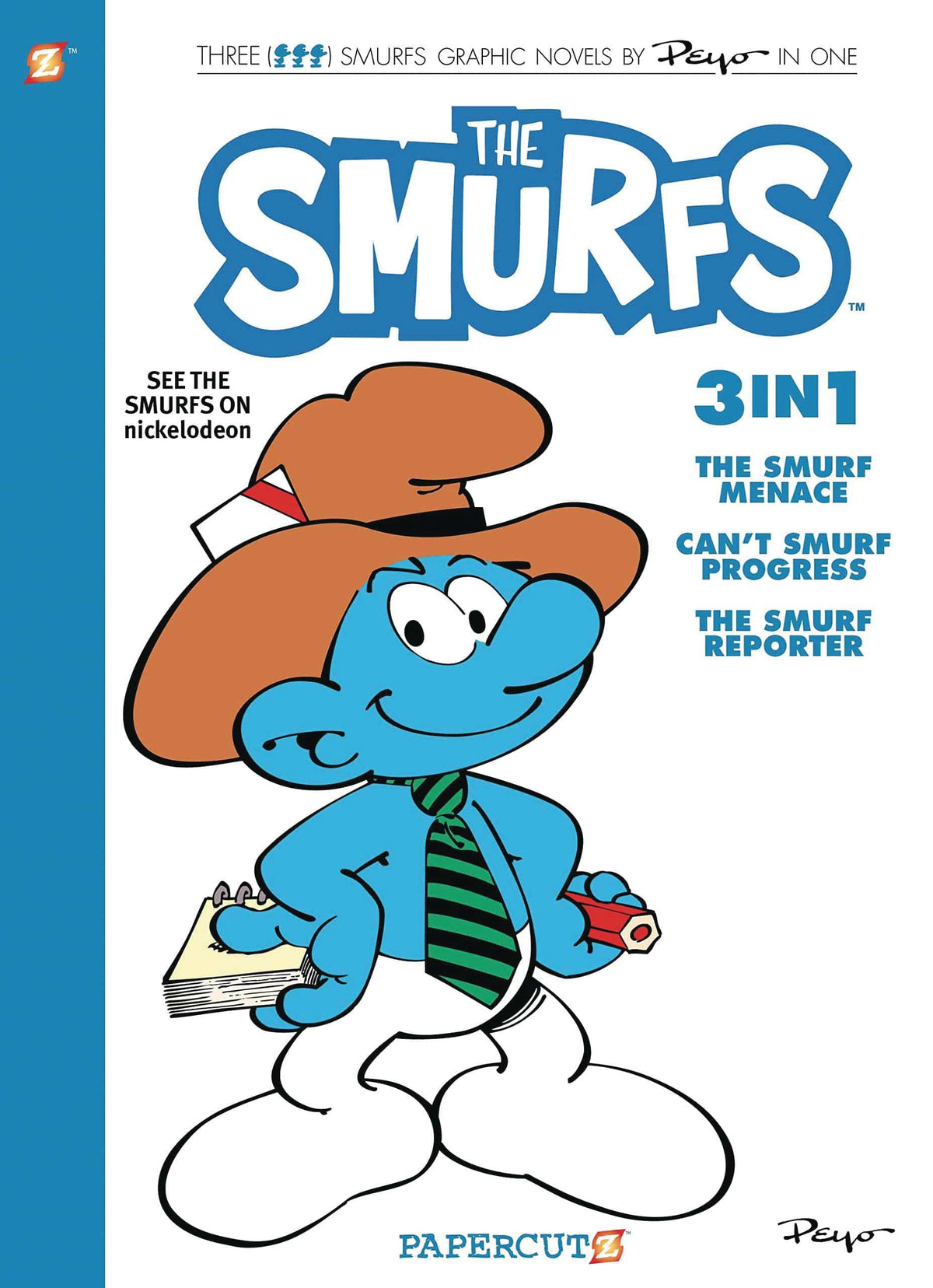 PAPERCUTZ Graphic Novel Smurfs 3In1 GN Vol 08 9781545810262 DEC221515