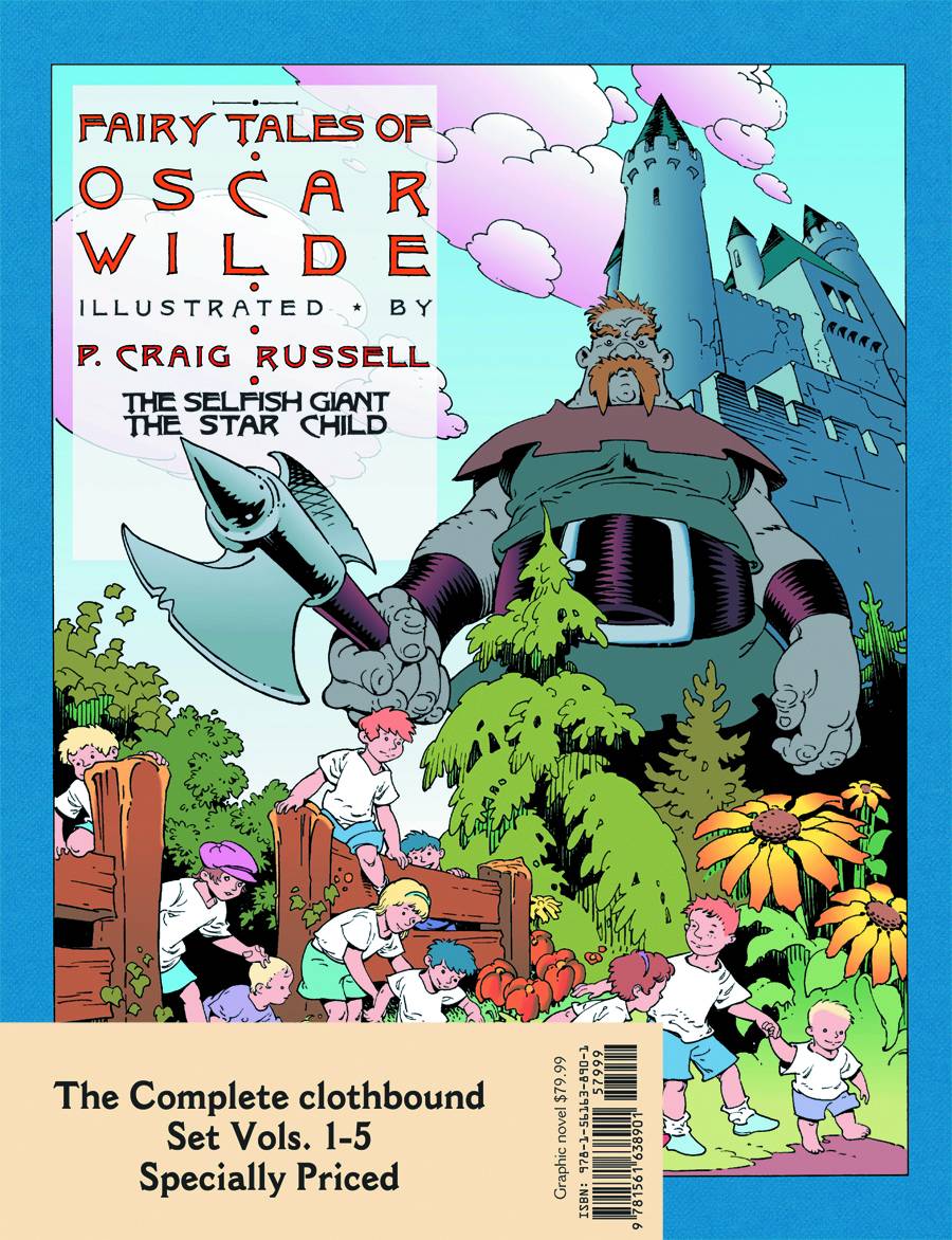 PAPERCUTZ Graphic Novel Tales Of Oscar Wilde Complete HC Set Vol 1-5 9781561638901 DEC131212