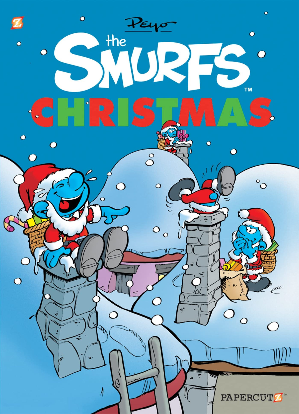 PAPERCUTZ Graphic Novel Smurfs Christmas HC 9781597074520 AUG131409