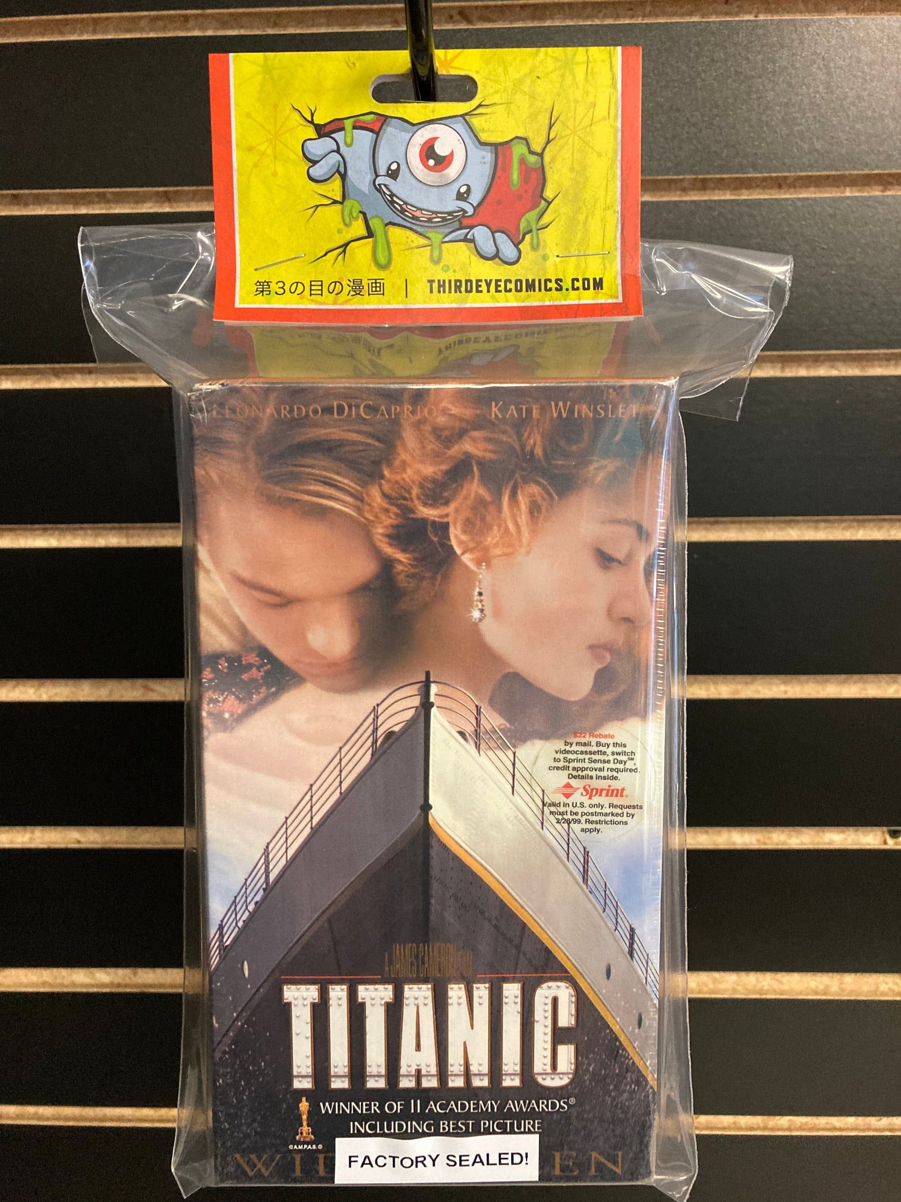 New TITANIC VHS Video THX Factory Sealed 2 Tape Box Set 1997 Academy Award