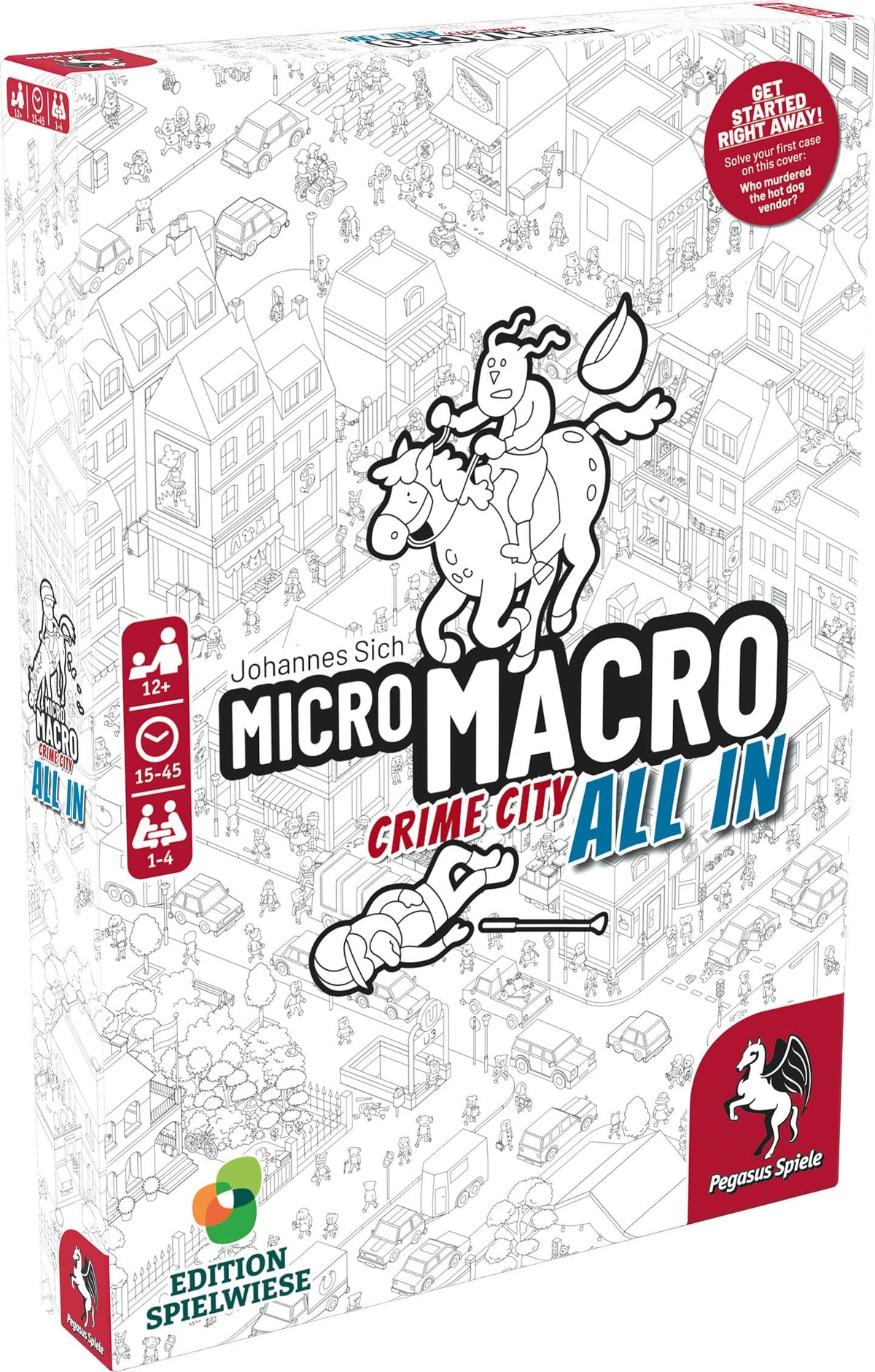 Pegasus Spiele North America Board Games > Large Box Games MicroMacro: Crime City - All In 4250231734007 PNA 59062E