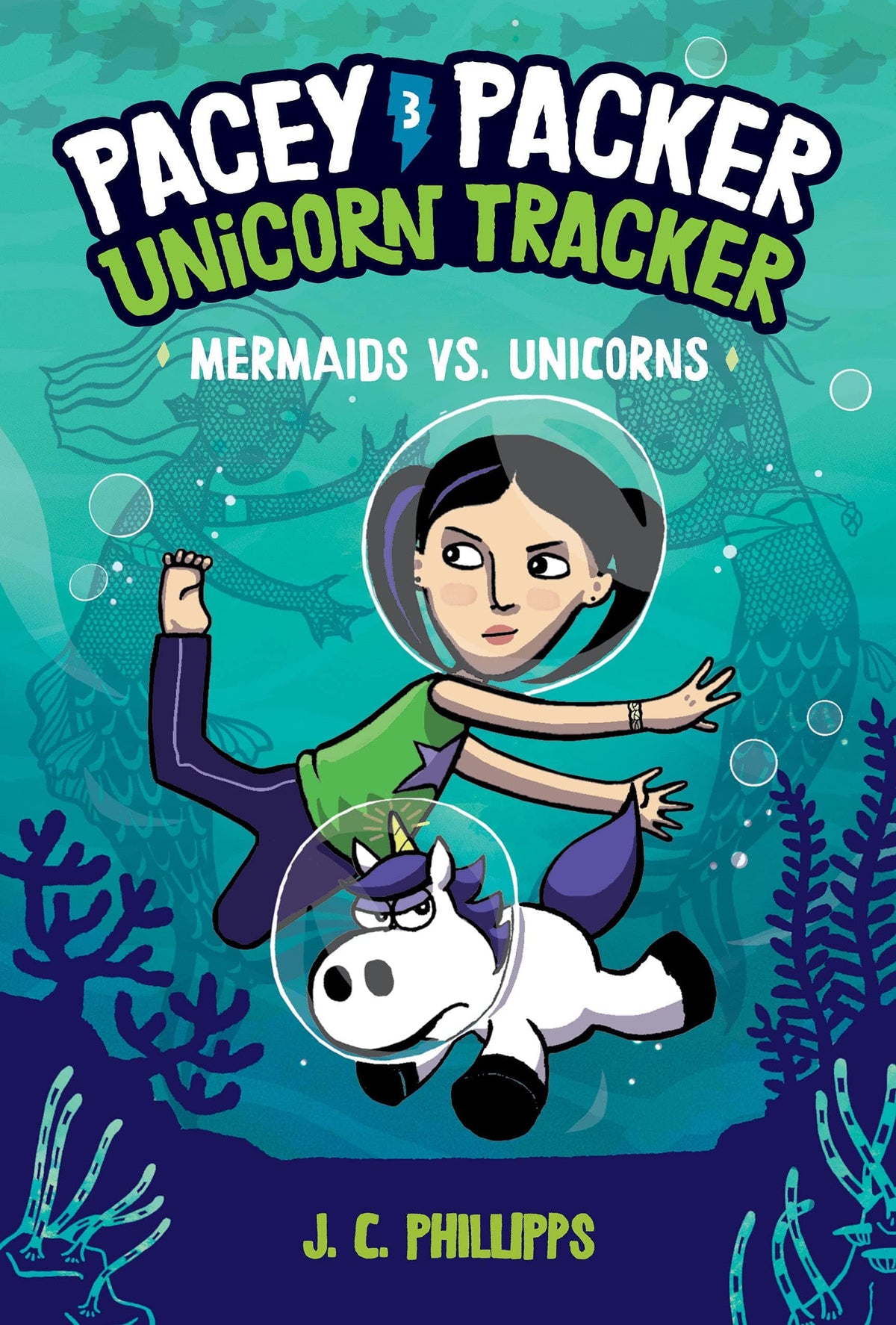 RANDOM HOUSE BOOKS YOUNG READERS Graphic Novel Pacey Packer Unicorn Tracker GN Vol 03 Mermaids Vs. Unicorns 9780593179567 JAN221599