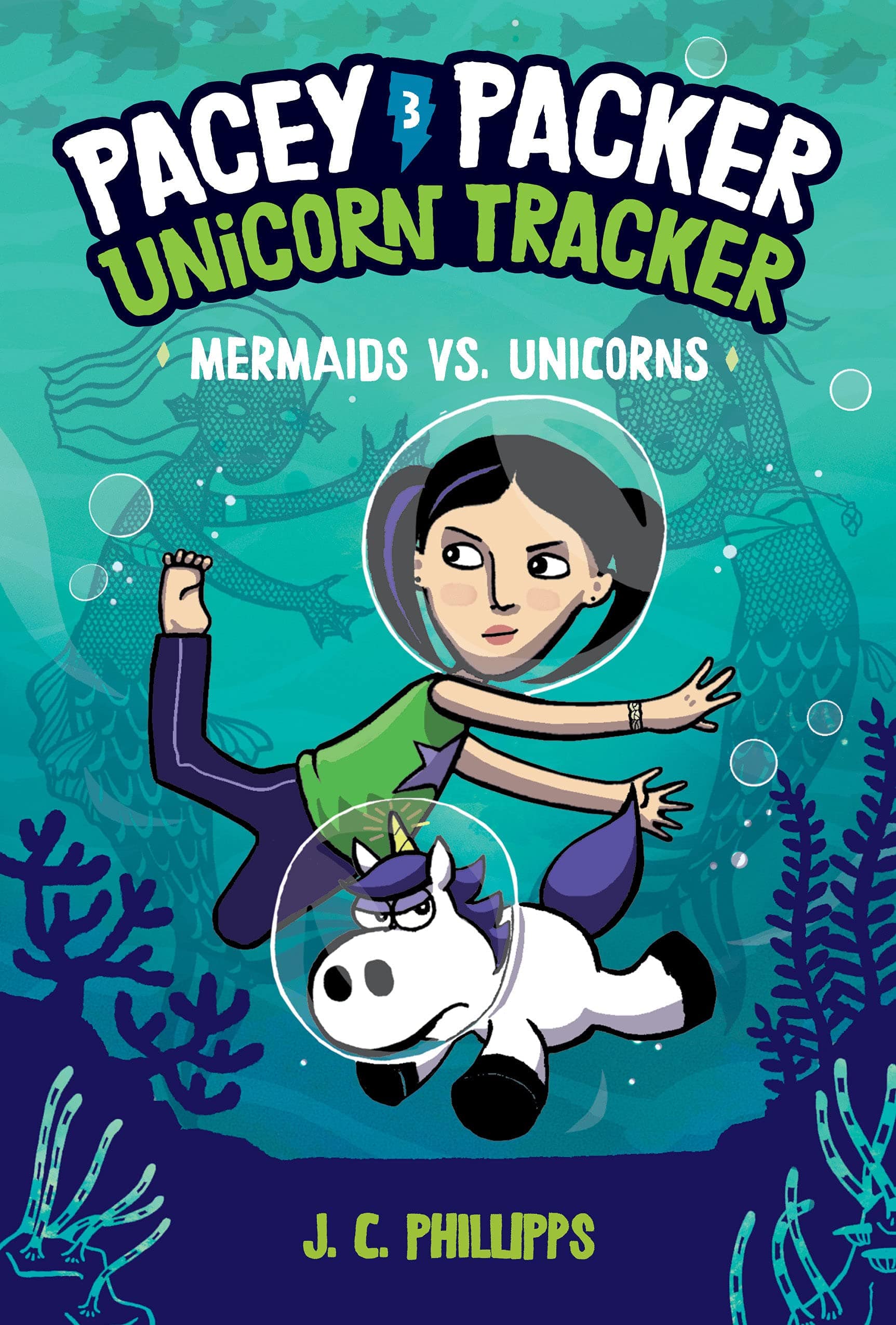 RANDOM HOUSE BOOKS YOUNG READERS Graphic Novel Pacey Packer Unicorn Tracker GN Vol 03 Mermaids Vs. Unicorns 9780593179567 JAN221599
