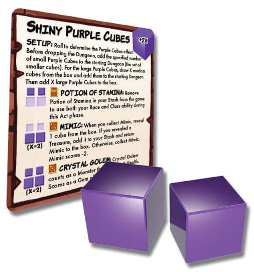 Dungeon Drop: Shiny Purple Cubes - Third Eye