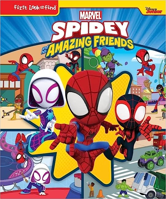 Pi Kids Books > Kids Disney Junior Marvel Spidey and His Amazing Friends: First Look and Find 9781649960993