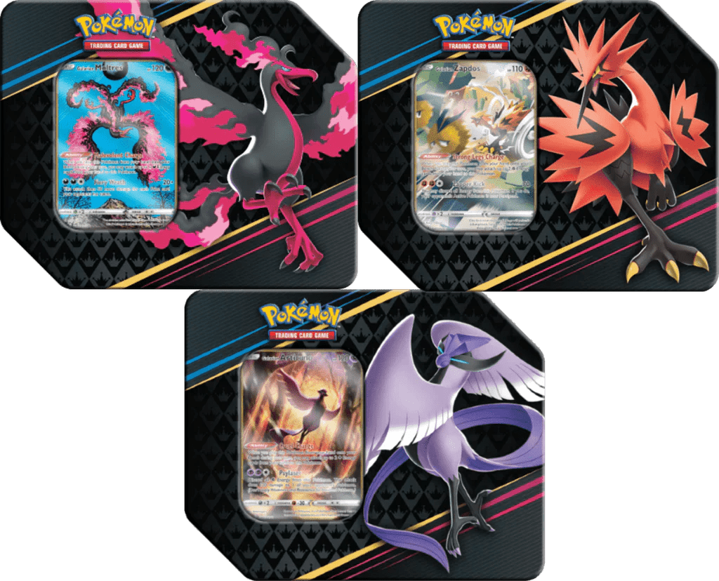 Pokemon Company Trading Card Games > Pokemon Pokemon TCG: Sword & Shield Crown Zenith - Collector's Tin, Galarian Legendary Birds 820650851940 PUI 21085194