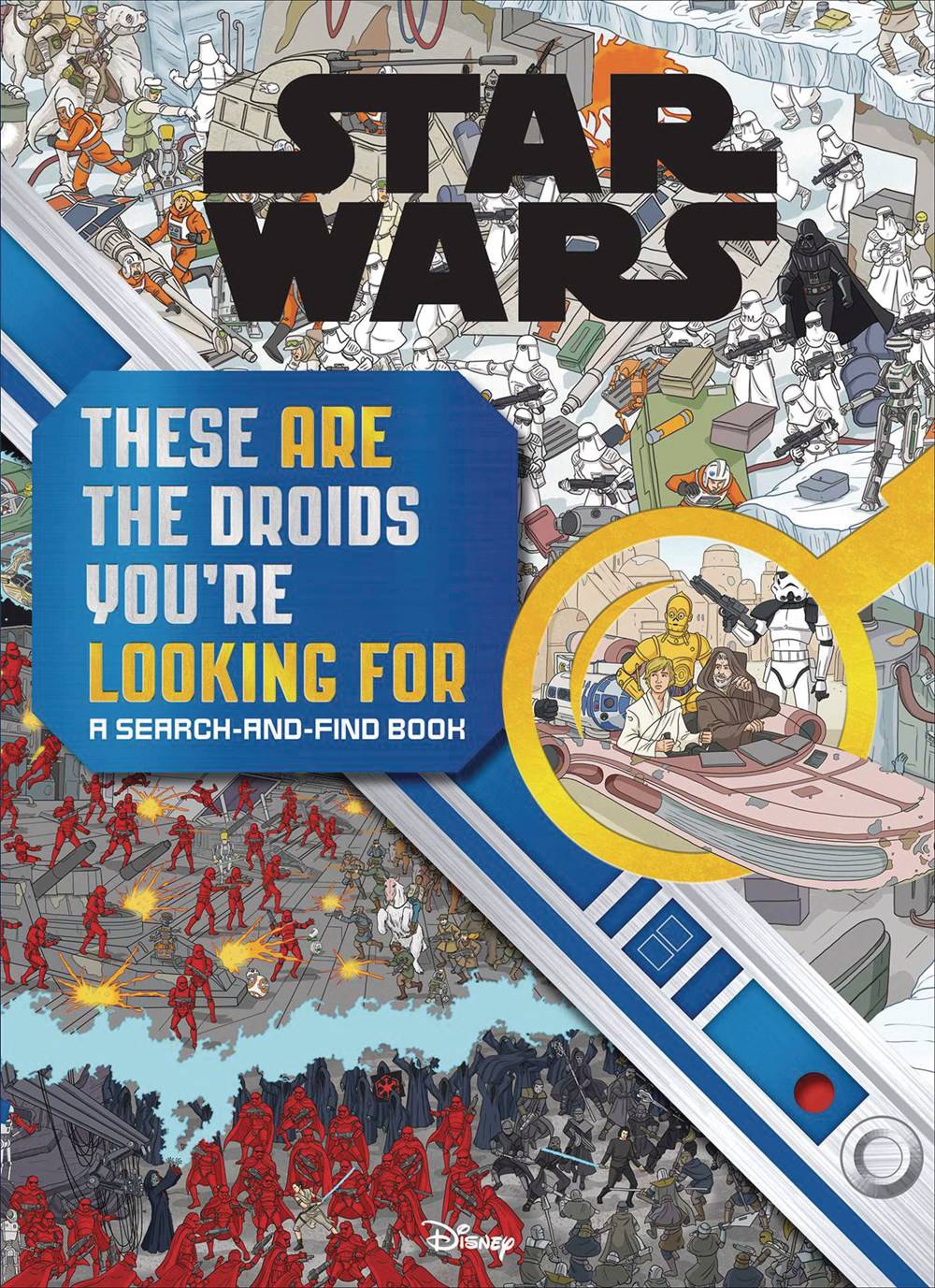 PRINTERS ROW Books STAR WARS THESE ARE DROIDS YOURE LOOKING SEARCH & FIND HC 9780794446871 JAN221584