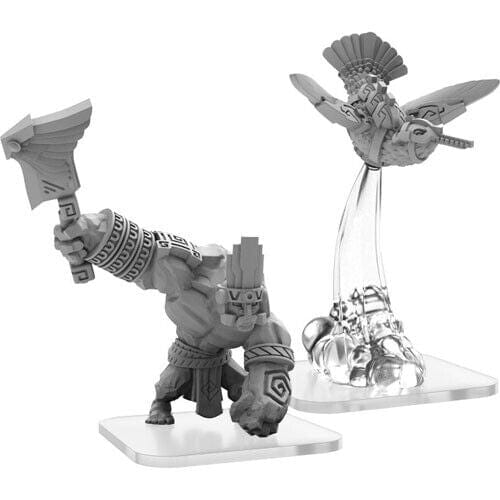 Privateer Press Tabletop Games > Miniature Games Monsterpocalypse: Hummingbird Spirits & Temple Giant First Guardians Unit (metal) 875582028588 PIP 51175