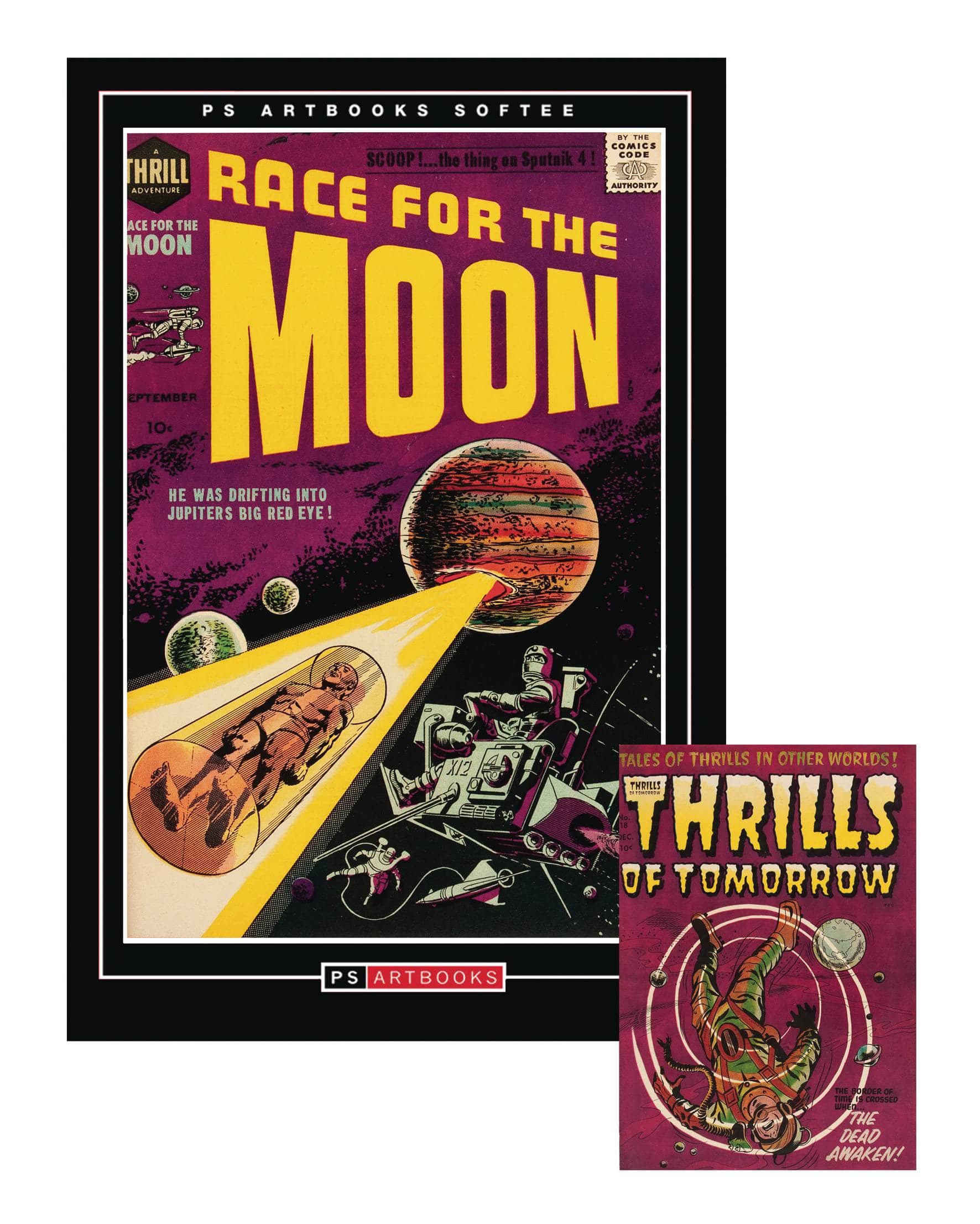 PS ARTBOOKS Graphic Novel Race For Moon Thrills Of Tomorrow Softee 9781803940618 JUL221830