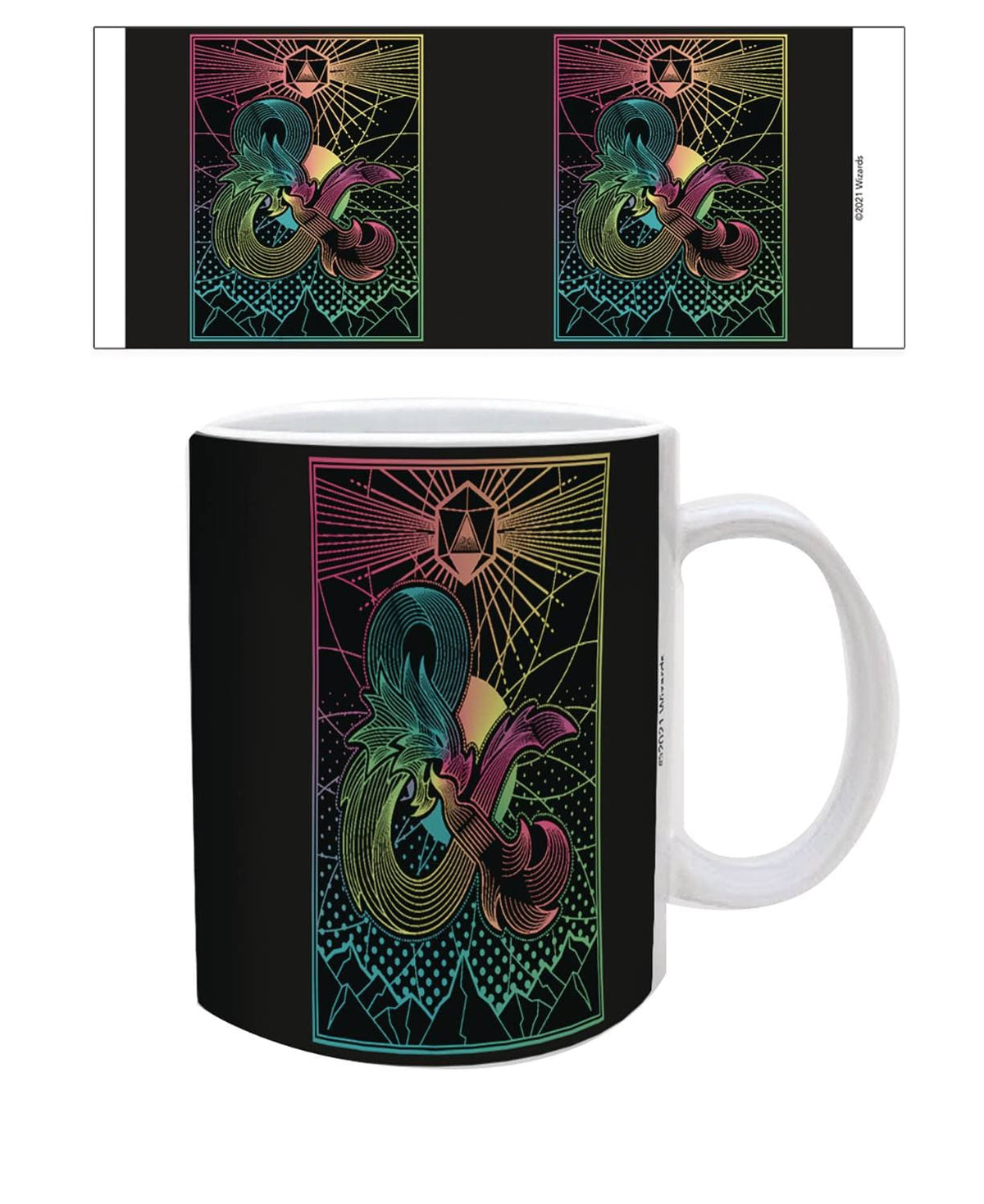 Pyramid America, LP Home > Drinkware Pyramid America: Dungeons & Dragons - Rainbow Ceramic Mug 638211695953 DEC228280