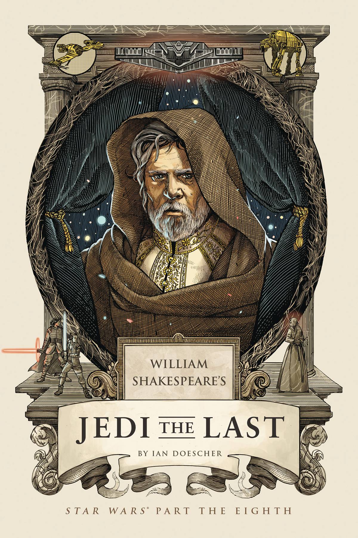 Quirk Books Books > Art & Gifts > Pop Culture William Shakespeare's Jedi the Last - Book 9781683690870 MC-24120