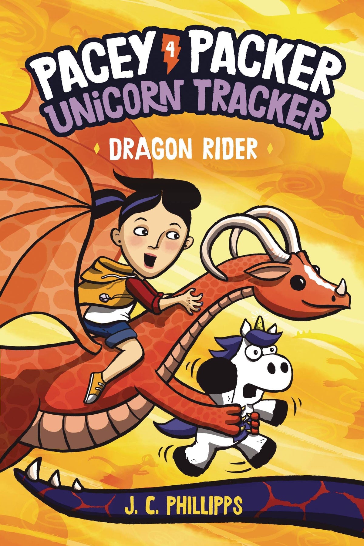 RANDOM HOUSE BOOKS YOUNG READERS Graphic Novel Pacey Packer Unicorn Tracker GN Vol 04 Dragon Rider 9780593179598 JAN231765