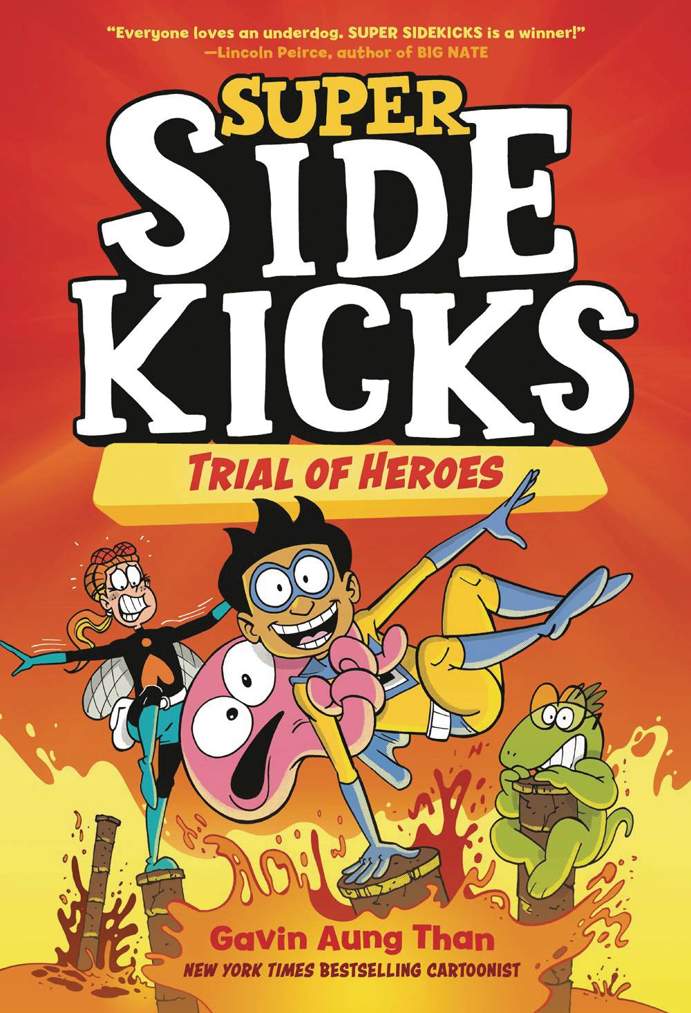 RANDOM HOUSE BOOKS YOUNG READERS Graphic Novel Super Sidekicks HC GN Vol 03 Trial Of Heroes 9780593175132 FEB221641