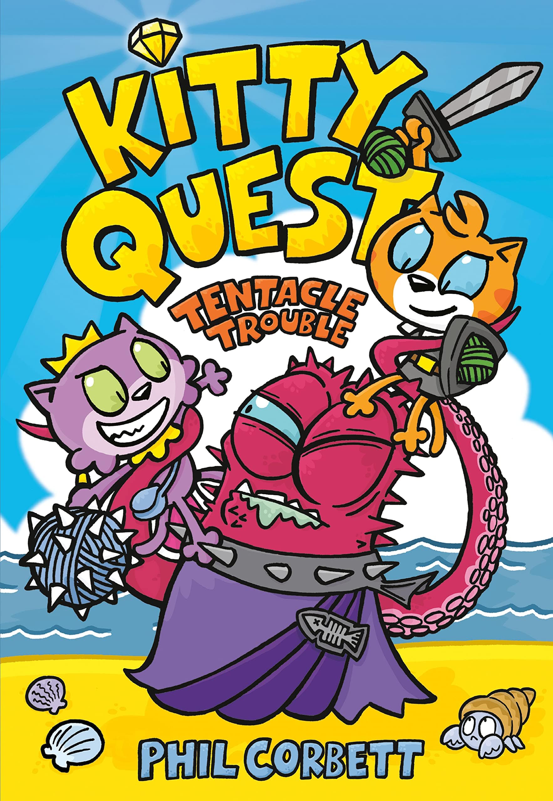 Razorbill Graphic Novel Kitty Quest: Tentacle Trouble HC 9780593205471