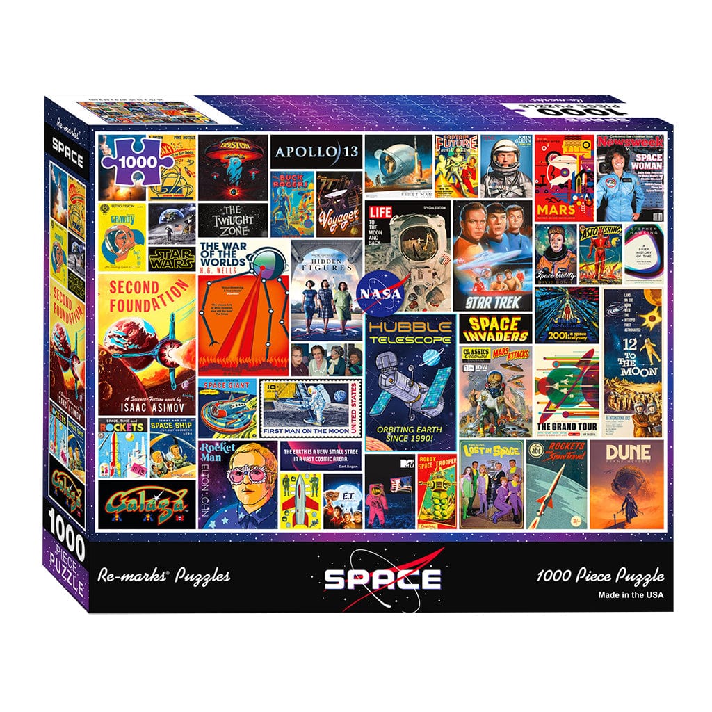Re-Marks Puzzles > Jigsaw Puzzles Re-Marks: 1000pc Jigsaw - Space 681410197025 RMP19702